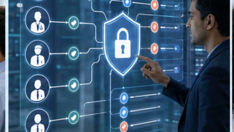 Role-Based Access Control workflow