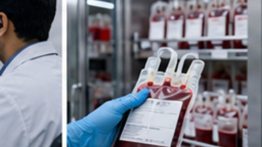 Blood Bank Management workflow
