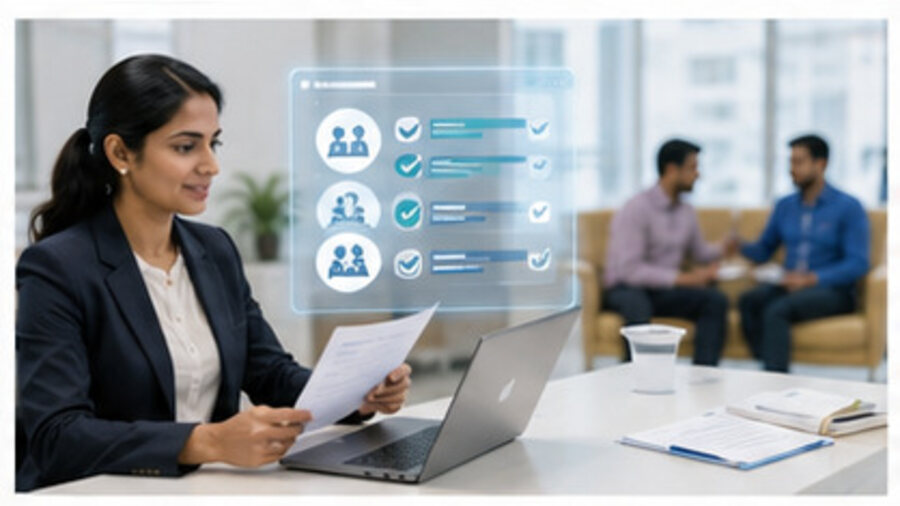 Corporate Billing Management — HospiNuera healthcare platform