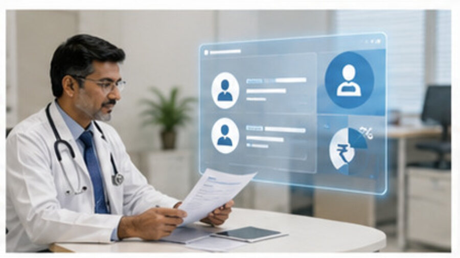 Doctor Sharing & Revenue Share workflow